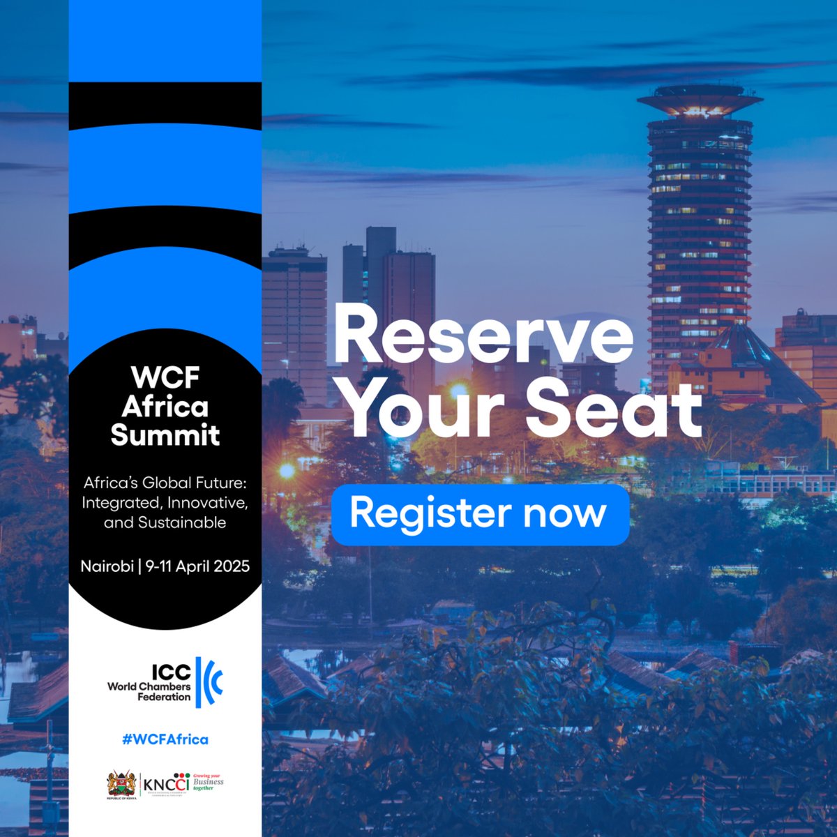 The WCF Africa Summit 2025, hosted in Nairobi from April 9-11, brings together 4,500 participants and 350 exhibitors from over 70 countries to showcase the powerful role of African chambers of commerce in driving sustainable, inclusive growth across the continent.

Click the link