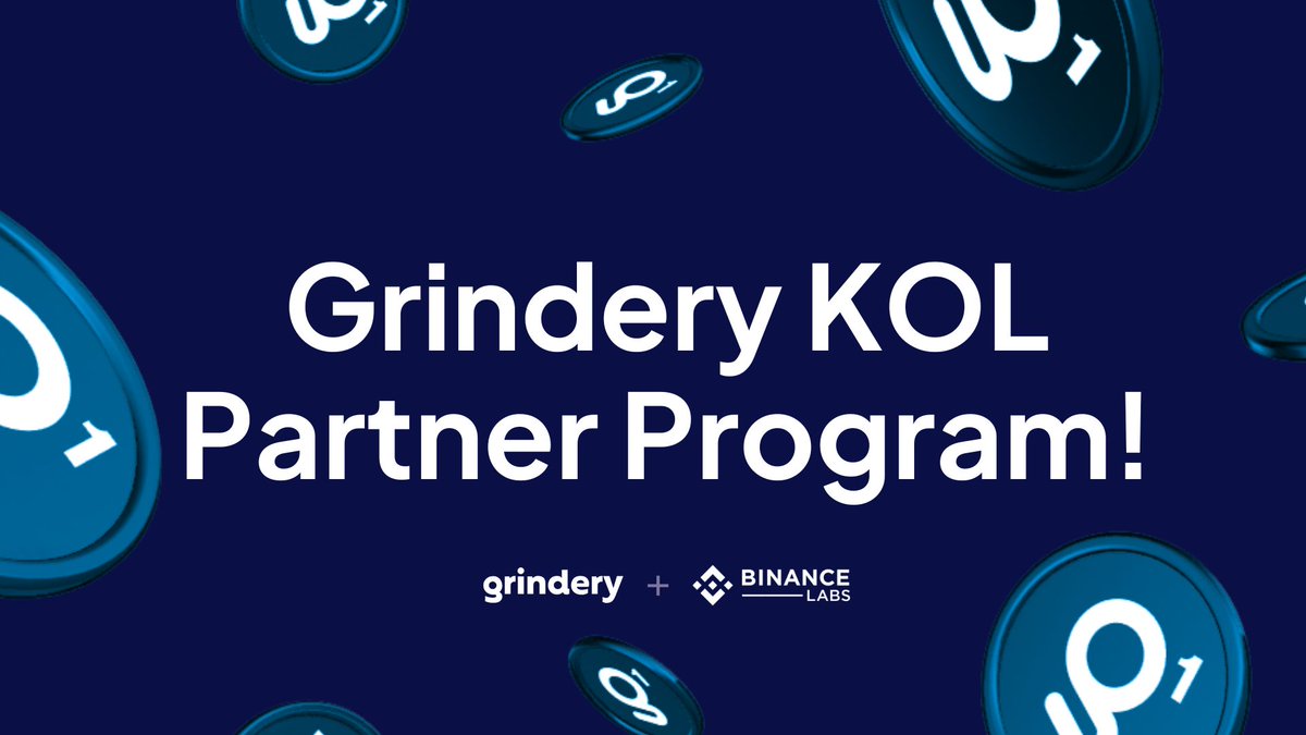 🚨 Grindery KOL Partner Program – Weekly Rewards 🚨

We are pleased to introduce a new incentive program for our valued community members and fellow KOLs.

📢 Each week, 100K $G1 tokens will be distributed among the top 10 – 20 partners who actively share, contribute and amplify