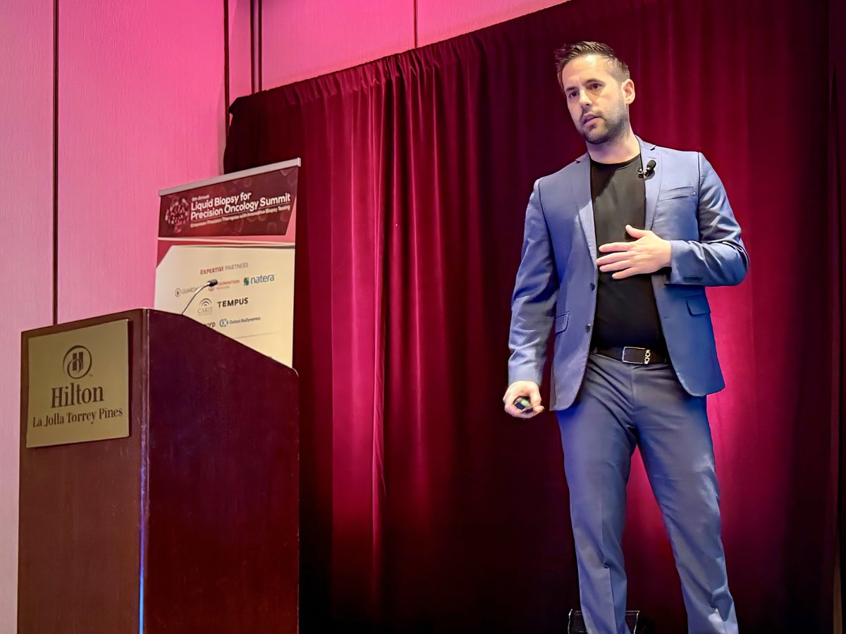 At the Liquid Biopsy for Precision Oncology Summit, Ryan Mathis, MD, highlighted how EpiSwitch® 3D genomic #biomarkers are unlocking new possibilities in early cancer detection, prognosis, and treatment response prediction. Oxford BioDynamics is proud to support innovation in