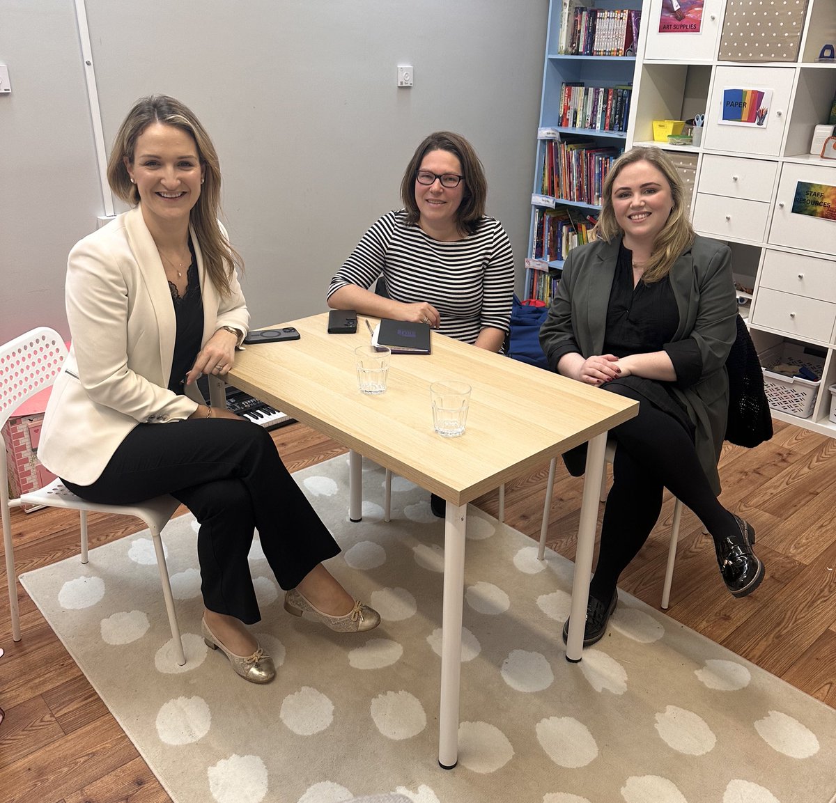 Helen McEntee TD (@hmcentee) on Twitter photo Great to catch up with <a href="/MwRefuge/">Meath Women's Refuge & Support Services</a> this morning. Supporting these vital services is essential for our community.
Congratulations once again to Frances Howarth on your new role as CEO. It was inspiring to hear your ideas, which are sure to make a significant impact. Great to catch up with <a href="/MwRefuge/">Meath Women's Refuge & Support Services</a> this morning. Supporting these vital services is essential for our community.
Congratulations once again to Frances Howarth on your new role as CEO. It was inspiring to hear your ideas, which are sure to make a significant impact.