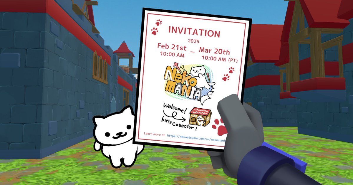 You are invited, It's time to pick out the purr-fect cat!
We are officially collabing with Neko Atsume and would love for you to join in on all the fun! :D

Download DigiGods For Free! vr.meta.me/s/2K1Cqb97fGdJ…
Join Our Official Discord: discord.gg/cN45bRcwBF

#digigods