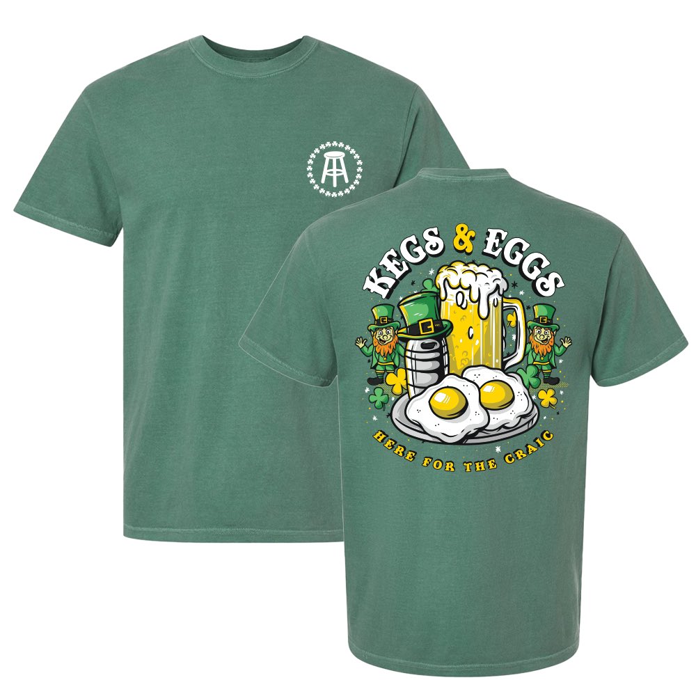 The Barstool Sports St. Patrick's Day Collection is OFFICIALLY LIVE in the Barstool Store! Visit this link to purchase: 

store.barstoolsports.com/collections/st…