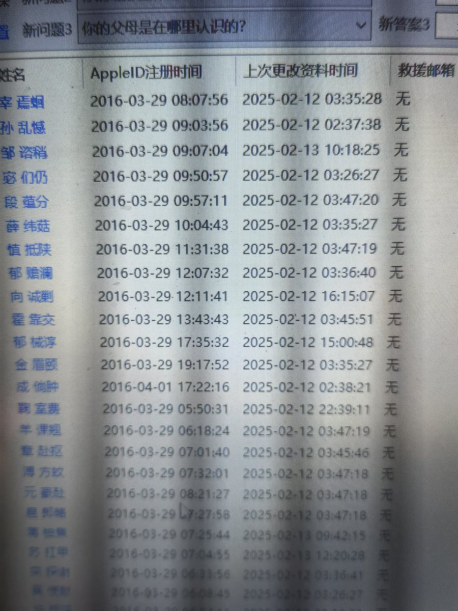 16年老的苹果id账号