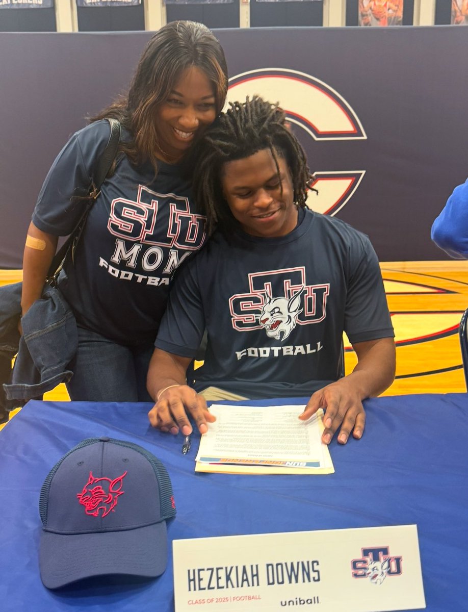 hezekiahdowns's tweet image. Feeling Blessed 🙏🏾
#AGTG 

@STU_Football @STU_Athletics