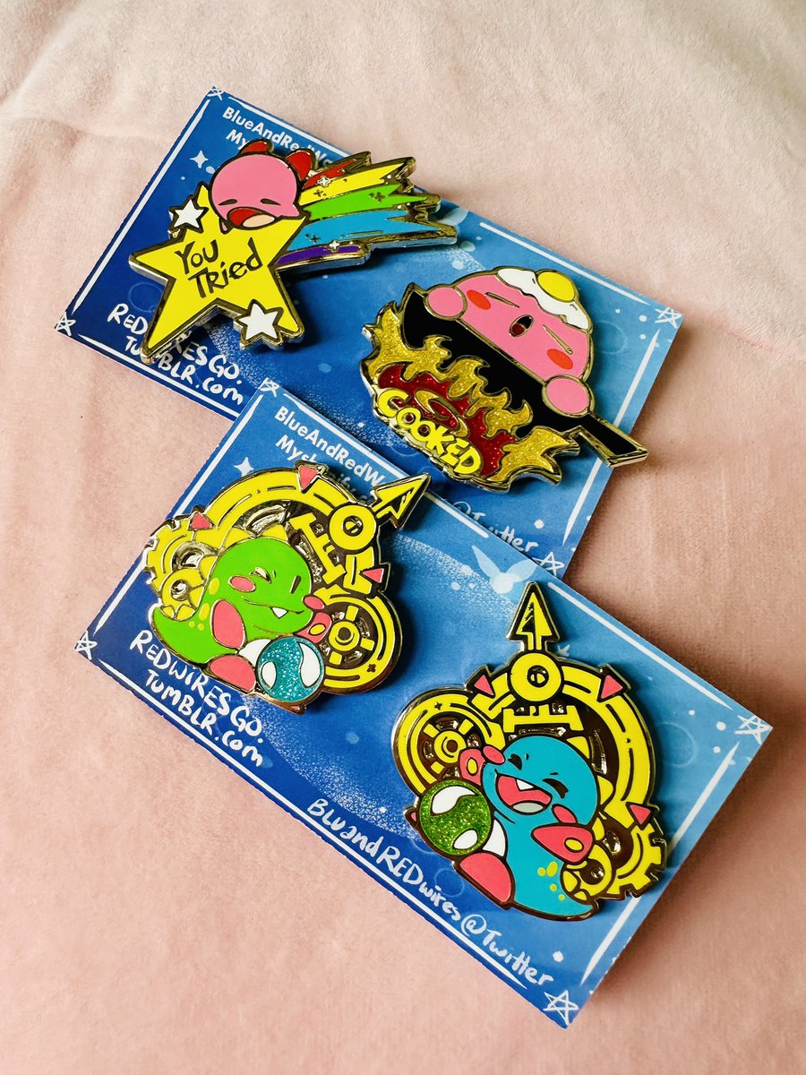 Really proud of my new pins to be honest. Slowly working on updating store and gallery…