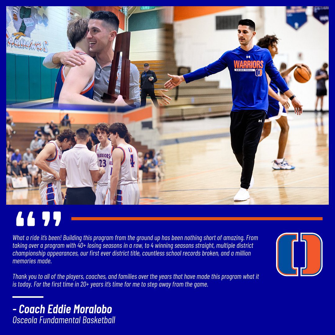 Blessed is an understatement! End of an Era 💙🧡