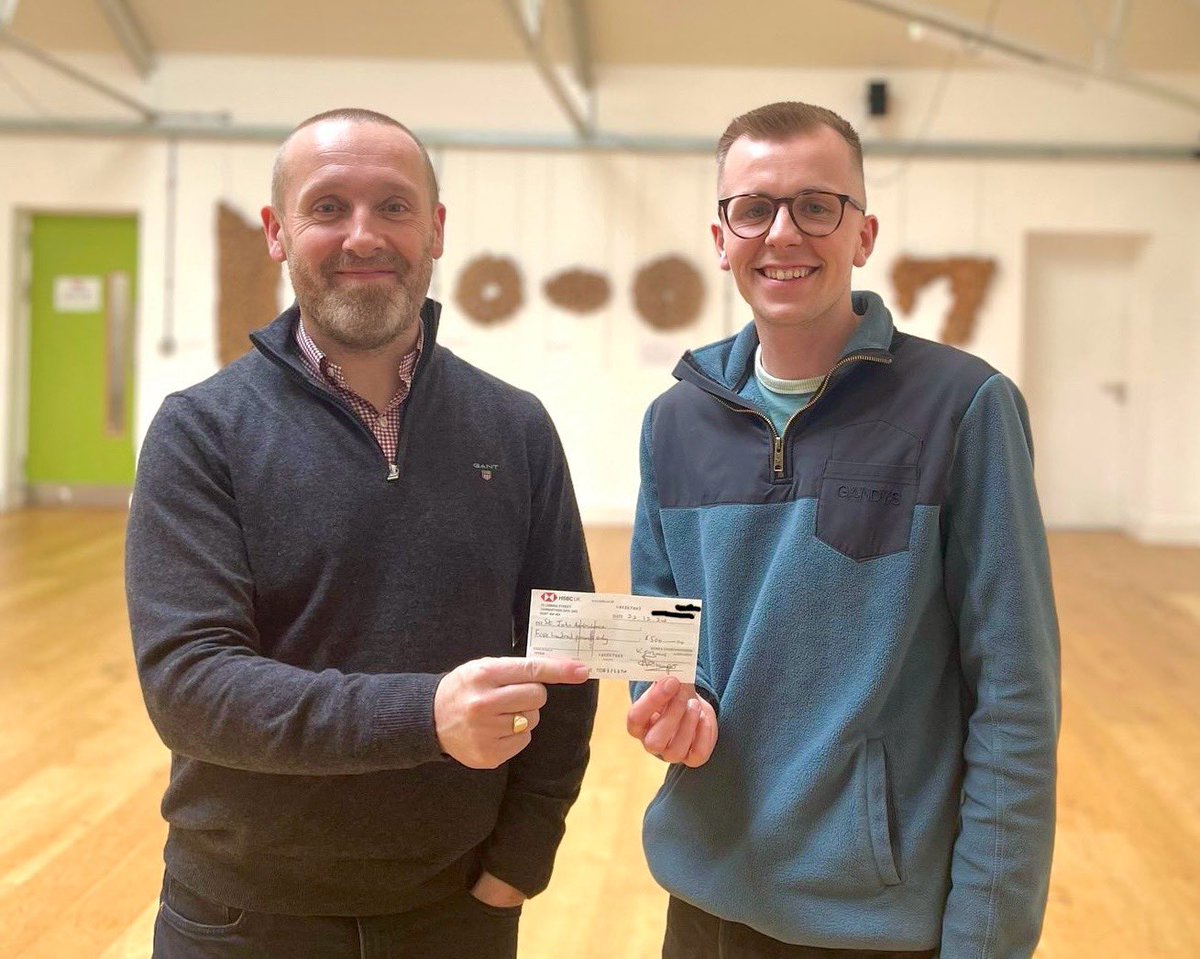 Iwan Thomas (@iwanthomas1) on Twitter photo Pleased as Chair of <a href="/SJACDyfedCounty/">St John Ambulance Cymru - Dyfed County</a> Council to have recently presented a cheque of Β£500 from St Maryβs Church #Llanllwch after their Christmas Festival, to Partnerships Manager <a href="/SJACymru/">St John Ambulance Cymru</a> <a href="/james_cordell/">James Cordell</a>
Great #community events delivering funds on behalf of our #volunteers Pleased as Chair of <a href="/SJACDyfedCounty/">St John Ambulance Cymru - Dyfed County</a> Council to have recently presented a cheque of Β£500 from St Maryβs Church #Llanllwch after their Christmas Festival, to Partnerships Manager <a href="/SJACymru/">St John Ambulance Cymru</a> <a href="/james_cordell/">James Cordell</a>
Great #community events delivering funds on behalf of our #volunteers