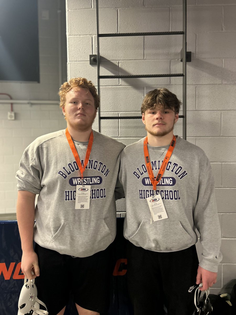 Good luck to both D. Willams and K. Bye in today’s IHSA wrestling State Finals!