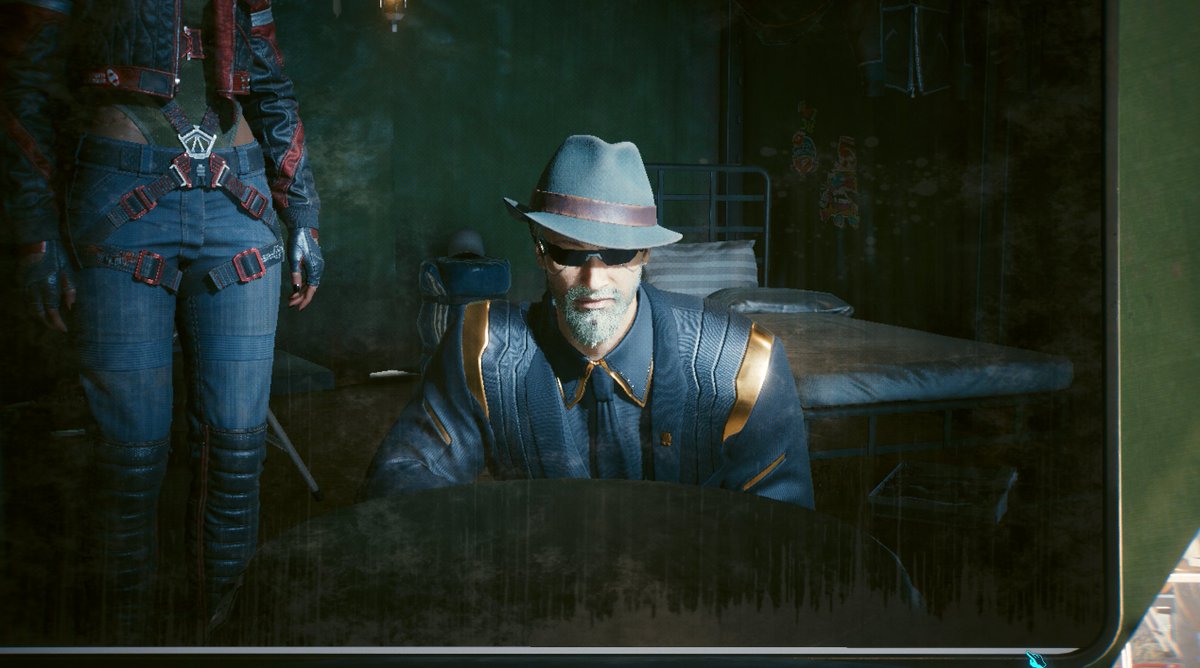 KCollies's tweet photo. Bin im #Aldecaldos Lager und in meinem Zelt, wusste gar nicht, das ich so was dort habe....
Bisschen einfach gehalten, aber geht zur Not...
#Cyberpunk2077 @CDPROJEKTRED @CyberpunkGame @CreaVative_Net https://t.co/B4pBwArQUD