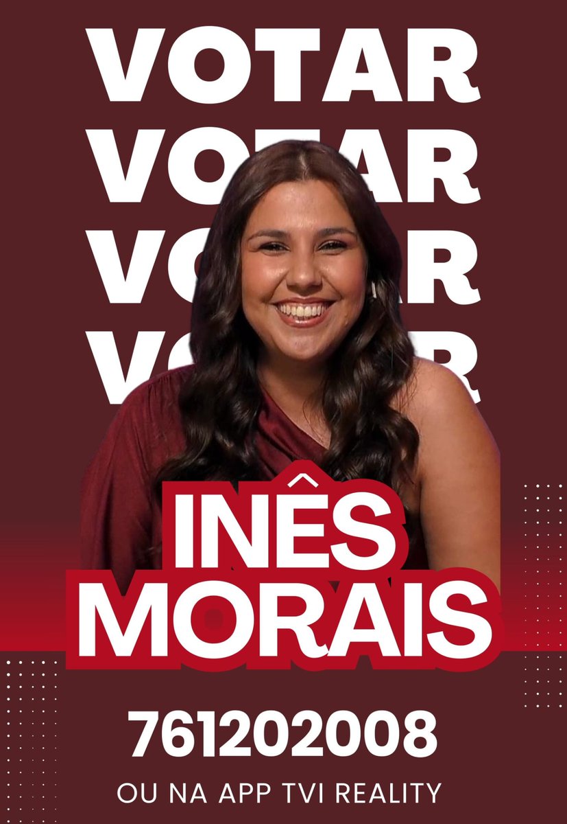 Voteem na ines lindaaaa😍😍😍😍 na super madrinhaaaa 💋💋💋 761 20 20 08
