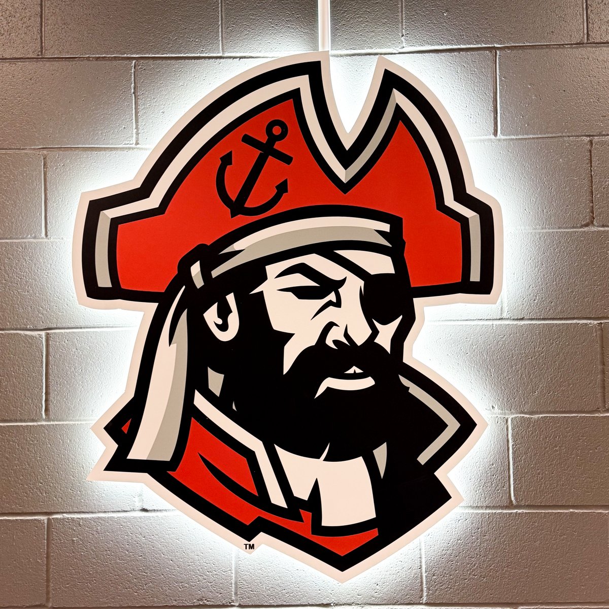 SlateGrp's tweet image. Nothing shines brighter than Pirate pride—except maybe these new acrylic back-lit signs at the Lubbock-Cooper High School indoor training facility! 
We're proud to help bring the spirit of the Cooper Pirates to light.
#ThinkBigPrintBig #wideformatprinting #acrylicsign