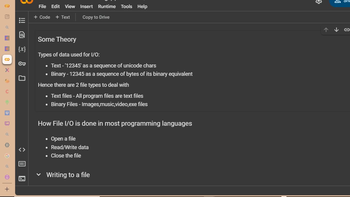 krishnkumar989's tweet image. "Day 13-15/100 - File Handling & Serialization in Python! 🐍📂Started learning File Handling and explored Serialization & Deserialization . Understanding how to store and retrieve data efficiently! 🔄✨Learning never stops! "🚀🔥 #100DaysOfCode #Python #FileHandling