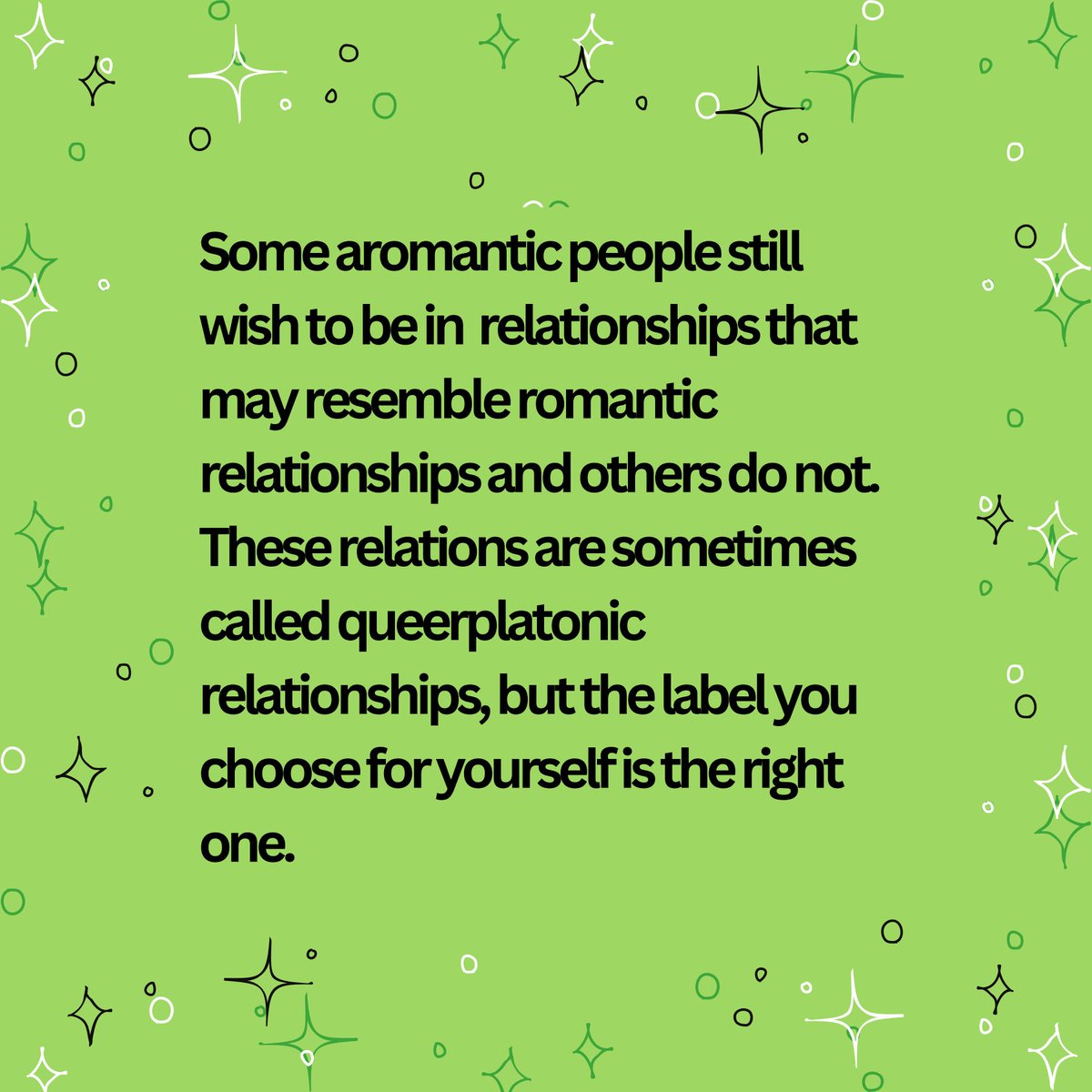 BrcsjIntern's tweet image. It's Aromantic Spectrum Awareness Week!
💚🤍🩶🖤
You're probably asking yourself, "What does aromantic mean?", so I'll explain.
Aromantic means a lot of different things to a lot of different people, but here is a general definition.