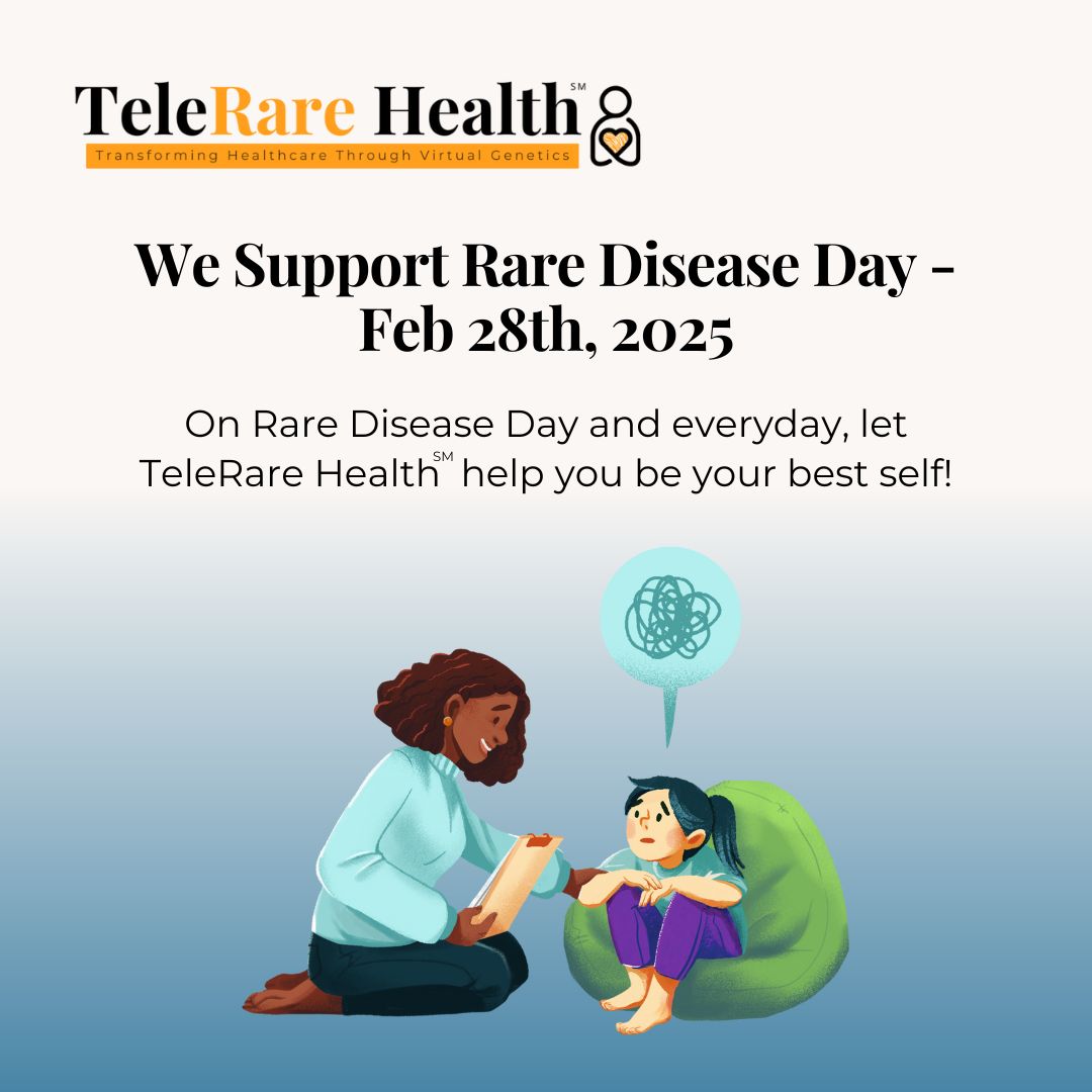 TeleRareHealth's tweet photo. Rare Disease Day is just around the corner. Let TeleRare Health help you with answers and genetics driven care! Get started by booking an appointment here - https://t.co/oUj0pwn3c5
#telerarehealth #virtualclinic #telehealth4rare #genetictesting #RareDiseaseDay https://t.co/9CISBrwrZi
