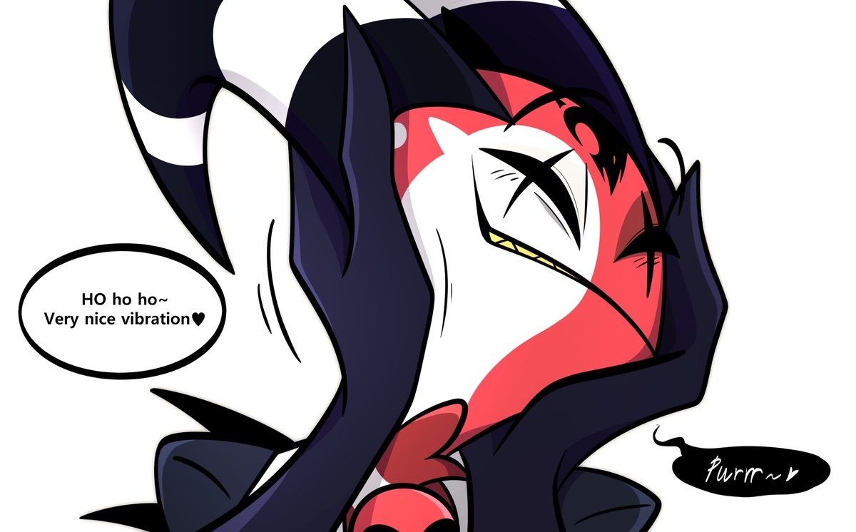 Purr song🎤
#HelluvaBossFanart #Stolitz