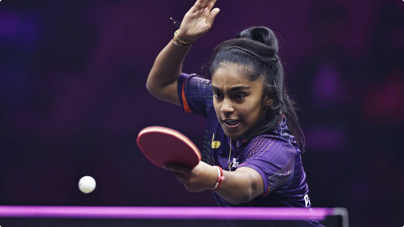 MondeDuSport23's tweet image. 📌 TOP 16 EUROPÉEN
◾️ Prithika Pavade s’incline d’entrée  de jeu contre l’Allemande Xiaona Shan (11-9, 10-12, 13-11, 6-11, 7-11).  La Tricolore a trop mal débuté chacun de ses sets pour espérer s’en sortir ce vendredi.
#lequipeTTABLE #TOP16