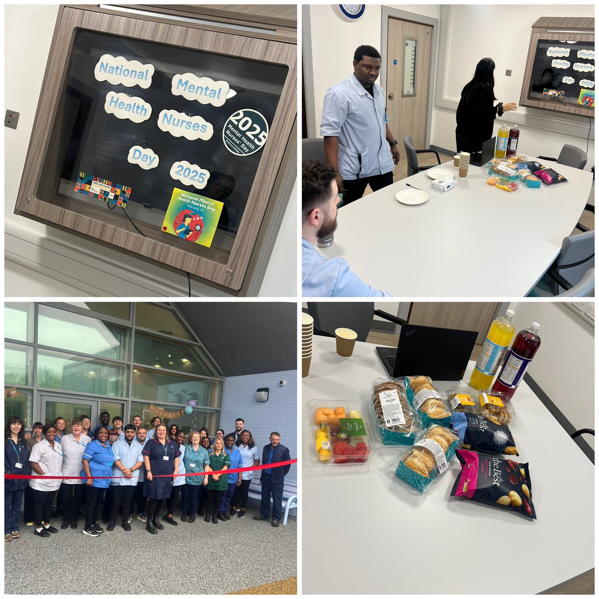 Happy Mental Health Nurses Day from the Woodbank team! 🥰 We celebrated with a team meeting and of course a mini buffet reflecting on why we came into the role what we enjoy and discussing how we can grow together as a team in the future!
