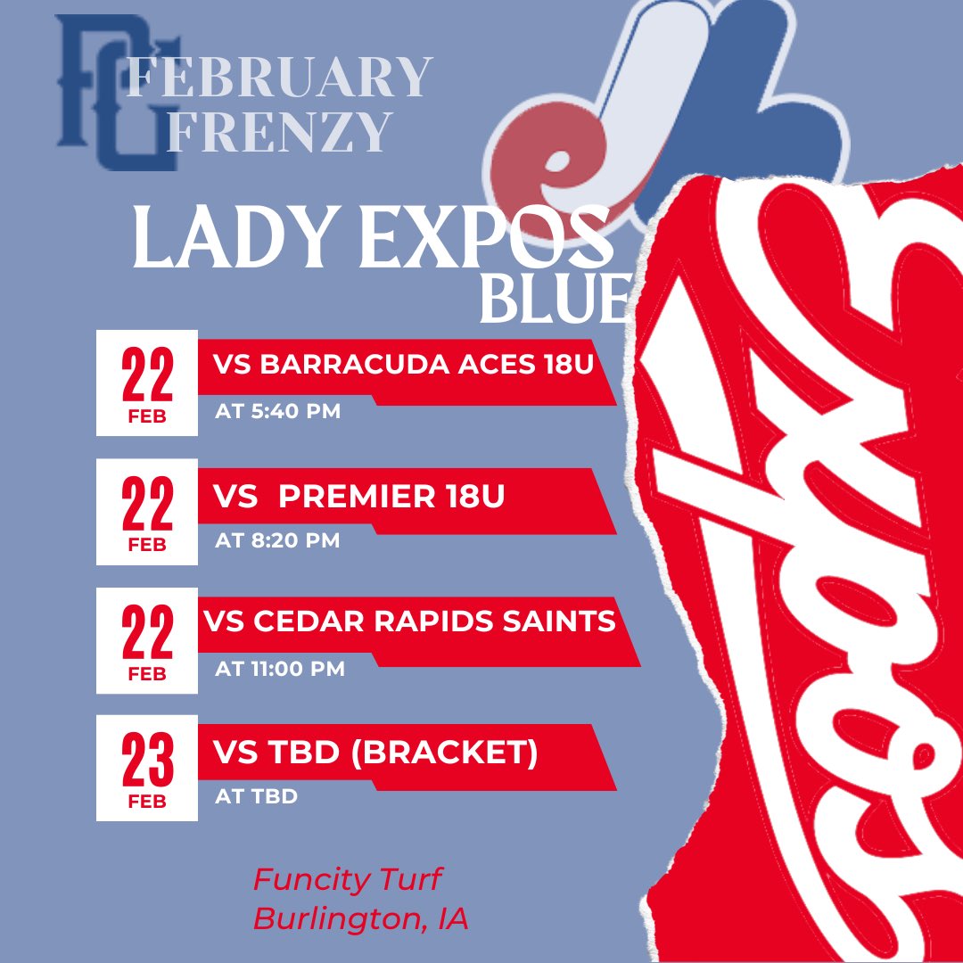 Watch the girls play in Burlington <a href="/PG_Softball/">Perfect Game Softball</a> February Frenzy! #exposnation