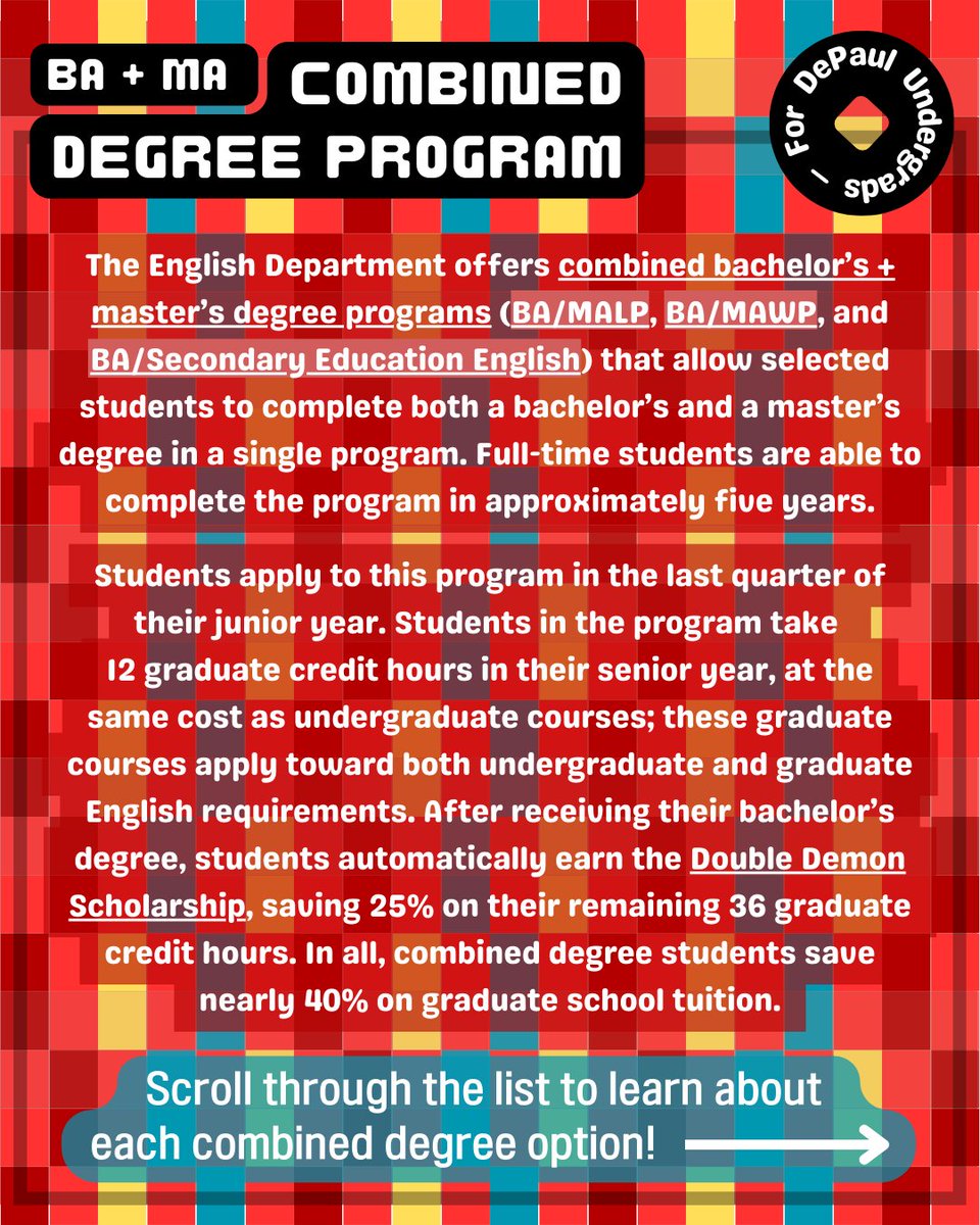 DePaul English tweet media