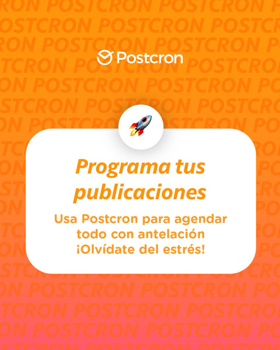 PostcronEs's tweet image. ⏳ ¡Una buena organización es tiempo ganado! ✨

Crea tu calendario de contenido en 4 pasos y dedícale menos tiempo a las redes sociales y más a lo que quieres hacer. 

Planificar es más simple y rápido Con Postcron. 🚀
#Mememarketing   #MarketingDigital #Postcron