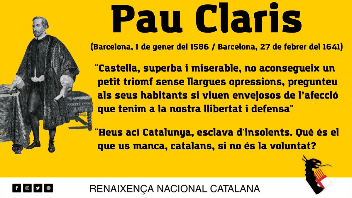Pau Claris (1586 – 27 de febrer de 1641)