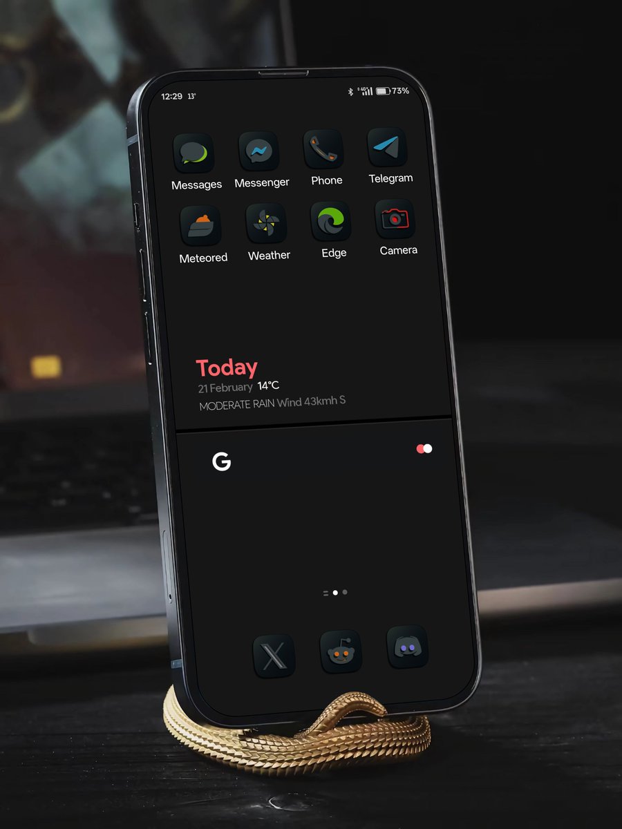 Afternoon 
Icons Camo Dark <a href="/Creativepixels7/">Creativepixels</a> 
#kwgt
#stocklauncher
#oppofindx7ultra