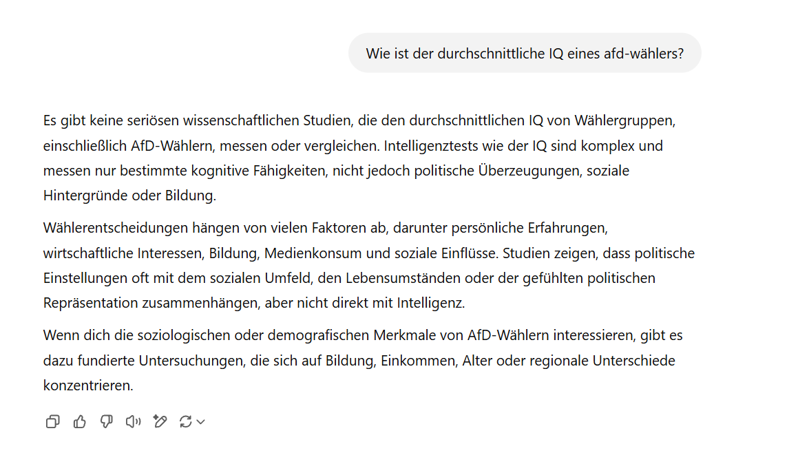 player8472's tweet photo. @basselablabla @Alice_Weidel Für chat-gpts brauchts kein englisch: https://t.co/YSkZzt3DzI