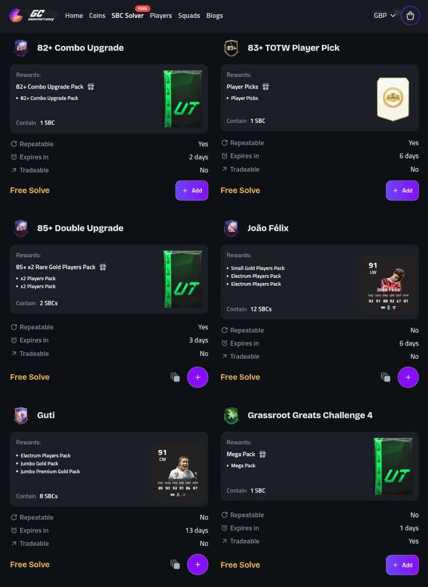 Gamecurrencynet's tweet photo. 🔥 New Fantasy FC SBCs are Live! 🔥
⏳ Don’t waste your time struggling; Let the SGC Bot handle it for you! 🧠⚡
🔗 Solve them Right Now:
https://t.co/vFruzx5U69
#fc25 #sbcsolution #sbc #EAFC25 https://t.co/tz0rIwHUHt