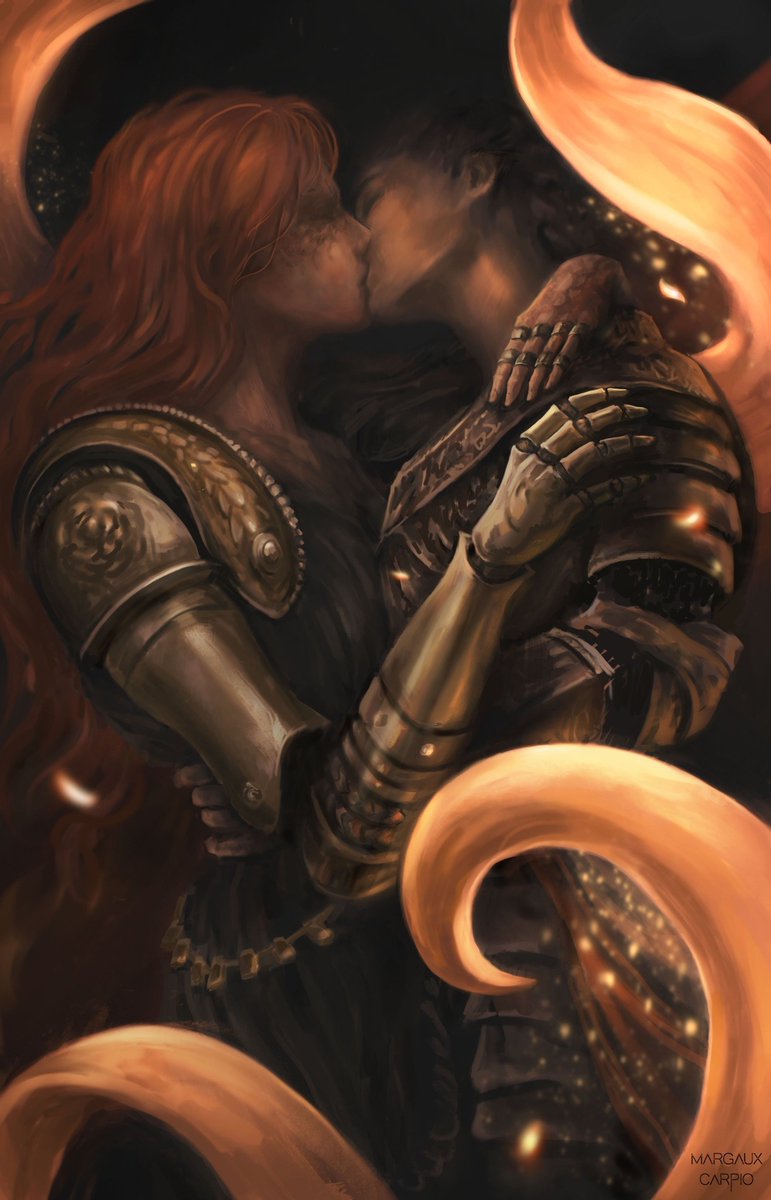 solisolsoli's tweet photo. Her Faithful Knight by Margaux Carpio https://t.co/p7uDDseJOV