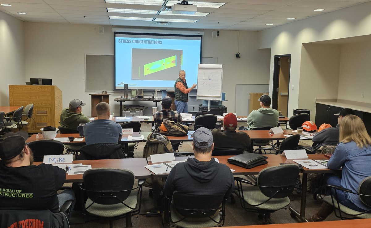 SBRITE_Center's tweet photo. Last week, the S-BRITE team hosted @WisconsinDOT for Implementing Effective #Retrofits! This hands-on #training covered arresting cracks, surface treatments, rivet busting,  out-of-plane cracking &amp; CIF details.

Engineering + hands-on skills = stronger #bridges! 
@PurdueCCE https://t.co/o3ln5xyweD