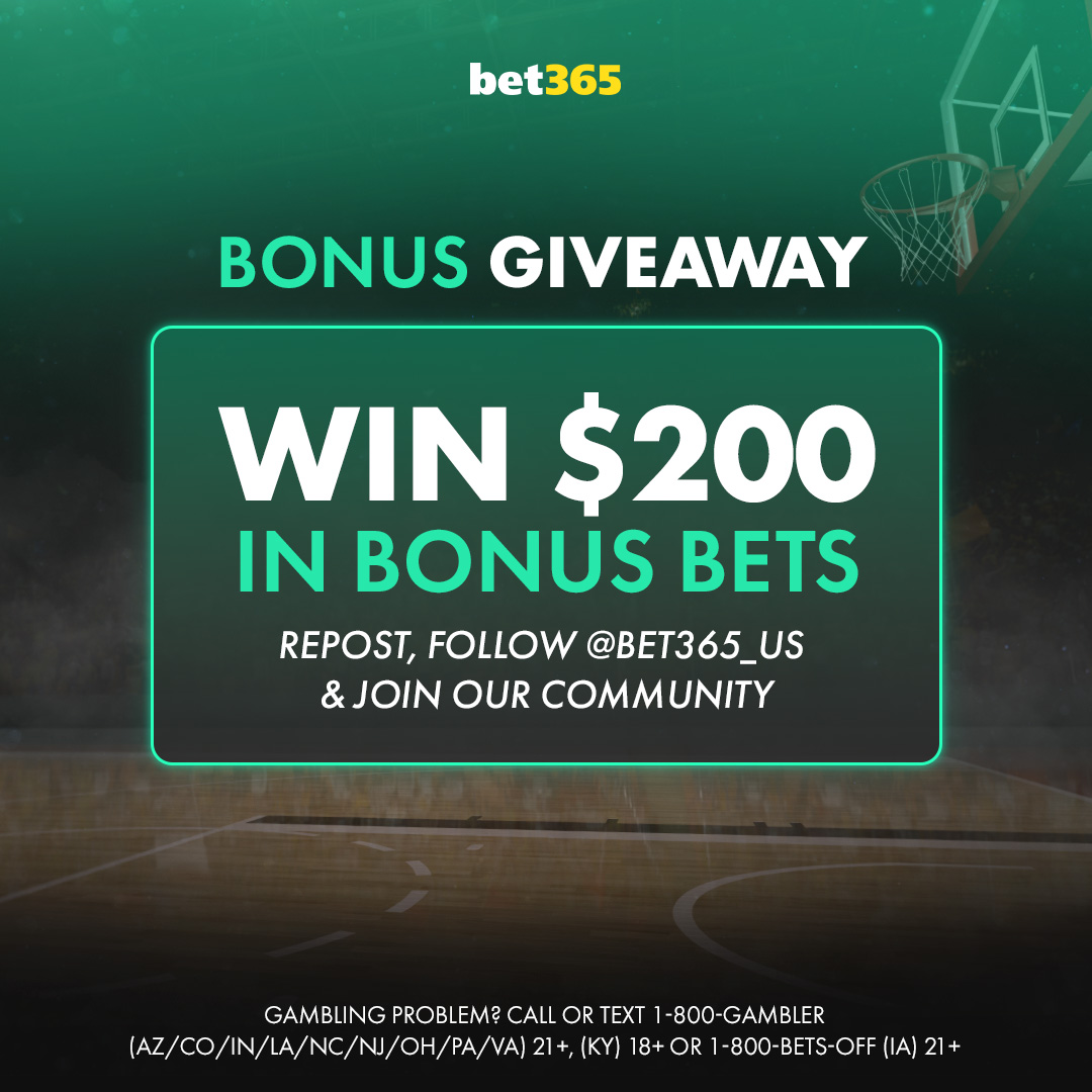 bet365_us's tweet image. 💰 BONUS BET GIVEAWAY 💰

To enter:
1⃣ Repost
2⃣ Follow @bet365_us
3⃣ Join Our Community

One winner will be selected on Monday.

Must be 21+ (18+ KY) | T&amp;amp;Cs: bit.ly/bet365-Betting…
