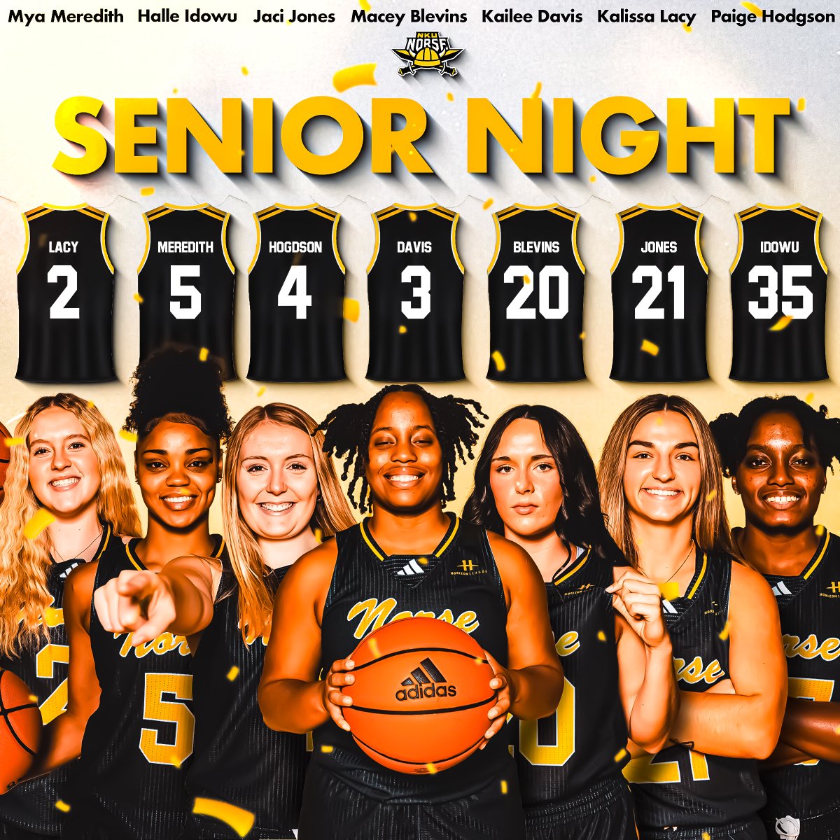 Just 24 hours to Senior Day ⏳

Join us as we celebrate our seven seniors following tomorrow's game vs. Wright State

🎟️ - tinyurl.com/y7wwepdu