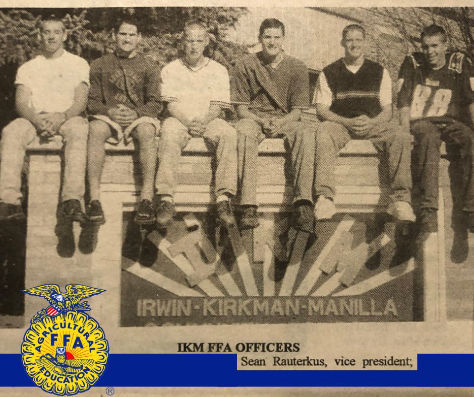 TheRightSeed's tweet photo. From the classroom to the field, DSM Sean Rauterkus does not get too far from ag!

Can anyone spot the #FFAAlumni in this #throwback picture? #ForeverBlue #FFAProud https://t.co/6j8XbJZQnR