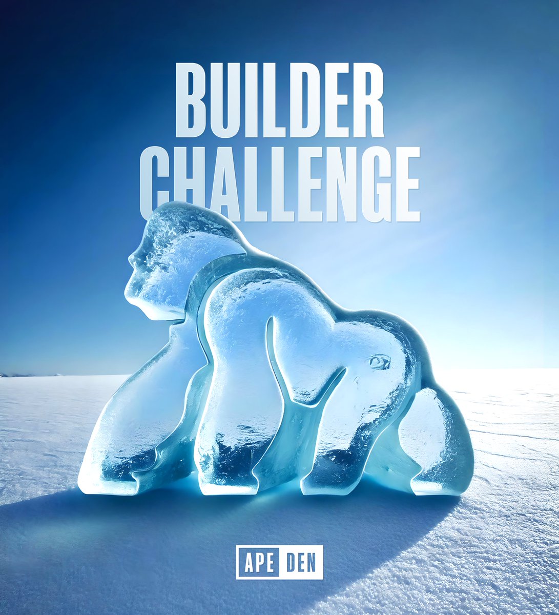 Deploy your project for the ApeDEN Builder Challenge:

🦍 Integrate NFT Shadows
🍀 Build systems to reward real talent
📊 Empower our network
💰 Earn 15K $APE and pitch your innovations to ecosystem architects <a href="/0xQuit/">Quit</a>, <a href="/imjameshall/">James ✋ 🍌</a>, <a href="/Waabam_eth/">Waabam 🧨</a>, and <a href="/_PPMan_/">PPMan 🦍</a>.