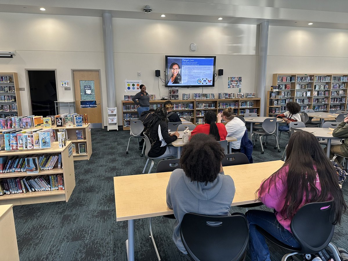 Muller Road Middle (@mullerroad) on Twitter photo Thank you Makiyah Lewis, <a href="/WHS_Redhawks/">Westwood HS (SC)</a> and <a href="/mullerroad/">Muller Road Middle</a> alum for dropping by and sharing some habits of success for our 8th grade students.
Huge shoutout to <a href="/DrPMeadows/">Porschia Meadows, Ph.D.</a> & <a href="/BuieCareers/">MrsBuie</a> for leading these lunch n learn sessions to prepare our 8th grade students for high school 🩵 Thank you Makiyah Lewis, <a href="/WHS_Redhawks/">Westwood HS (SC)</a> and <a href="/mullerroad/">Muller Road Middle</a> alum for dropping by and sharing some habits of success for our 8th grade students.
Huge shoutout to <a href="/DrPMeadows/">Porschia Meadows, Ph.D.</a> & <a href="/BuieCareers/">MrsBuie</a> for leading these lunch n learn sessions to prepare our 8th grade students for high school 🩵