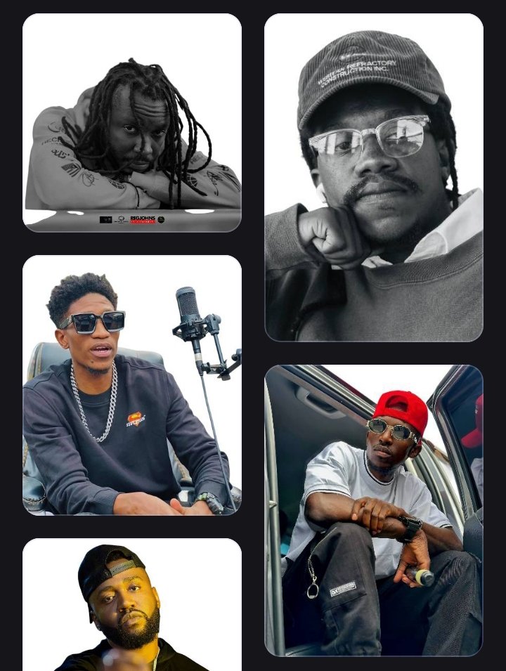 Presenting Zambia's Top 5 HipHop Heads in no Particular Order☮️🙌

Arrange them in  order...