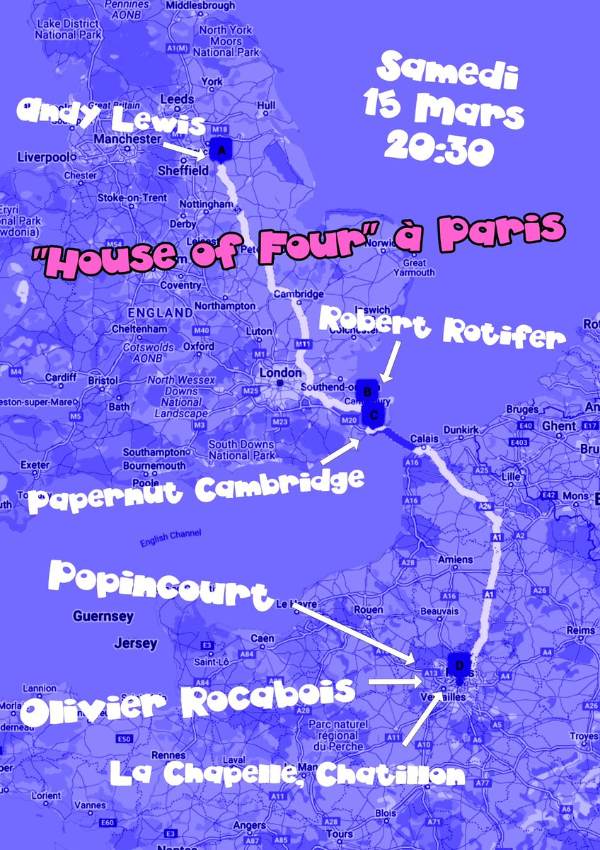 Papernut Cambridge (@papernut_c) on Twitter photo We’re taking our ‘House of Four’ Pretty Things expedition to Paris next month, for a souped-up French version of the show we did in London last year. <a href="/andylewisuk/">Andy Lewis</a> , <a href="/robertrotifer/">Robert Rotifer</a>, <a href="/papernut_c/">Papernut Cambridge</a>, Olivier Rocabois and Olivier Popincourt ensemble! We’re taking our ‘House of Four’ Pretty Things expedition to Paris next month, for a souped-up French version of the show we did in London last year. <a href="/andylewisuk/">Andy Lewis</a> , <a href="/robertrotifer/">Robert Rotifer</a>, <a href="/papernut_c/">Papernut Cambridge</a>, Olivier Rocabois and Olivier Popincourt ensemble!