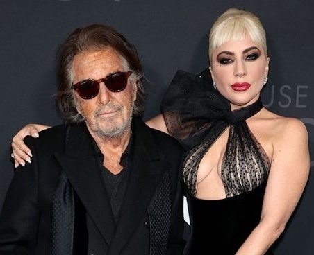 Al Pacino and Lady Gaga at the 'House of Gucci' New York premiere (2021)