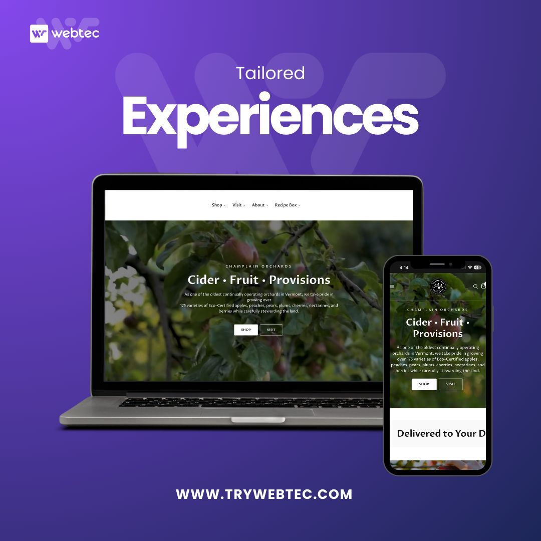 Webtecwebagency's tweet image. Tailored experiences are the foundation of great design! 🎨 At Webtec, we create websites that are not only visually stunning but also provide seamless navigation for your users. Let’s craft an experience your visitors will love! 🚀

 #TailoredExperiences #UserExperience