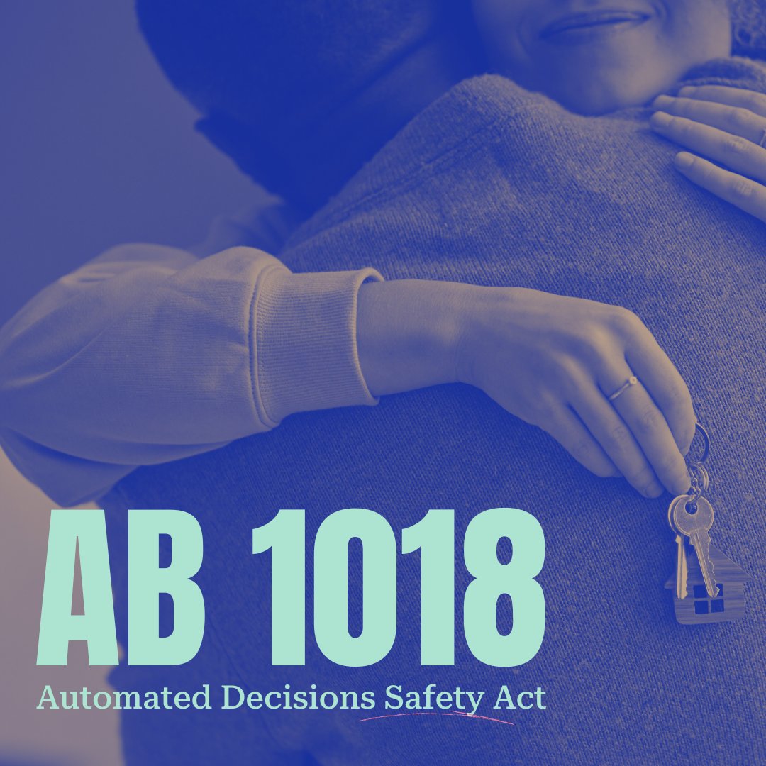 Assemblymember Rebecca Bauer-Kahan (@bauerkahan) on Twitter photo Algorithms are increasingly deciding who gets access to benefits, housing, and healthcare. Left unchecked, these algorithms can produce biased results, making everyday people vulnerable to automated discrimination. That’s why we’ve introduced #AB1018 <a href="/TECollab/">TechEquity</a> <a href="/seiucalifornia/">SEIU California</a> Algorithms are increasingly deciding who gets access to benefits, housing, and healthcare. Left unchecked, these algorithms can produce biased results, making everyday people vulnerable to automated discrimination. That’s why we’ve introduced #AB1018 <a href="/TECollab/">TechEquity</a> <a href="/seiucalifornia/">SEIU California</a>