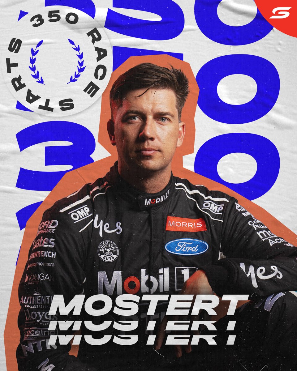 Supercars (@supercars) on Twitter photo Today is <a href="/chazmozzie/">Chaz Mostert</a>'s 350 Supercars race!
Send him your best wishes in the comments below 🥳 #RepcoSC #Sueprcars Today is <a href="/chazmozzie/">Chaz Mostert</a>'s 350 Supercars race!
Send him your best wishes in the comments below 🥳 #RepcoSC #Sueprcars