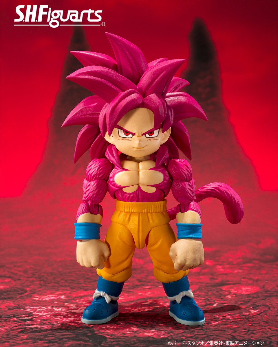 【商品情報公開】

『#ドラゴンボールDAIMA』より
「S.H.Figuarts スーパーサイヤ人4孫悟空(ミニ)-DAIMA-」が商品化決定！
後日公開予定の続報をお楽しみに！
📌tamashiiweb.com/special/jumpcs…

#t_shf #dragonball #DAIMA #dragonballDAIMA