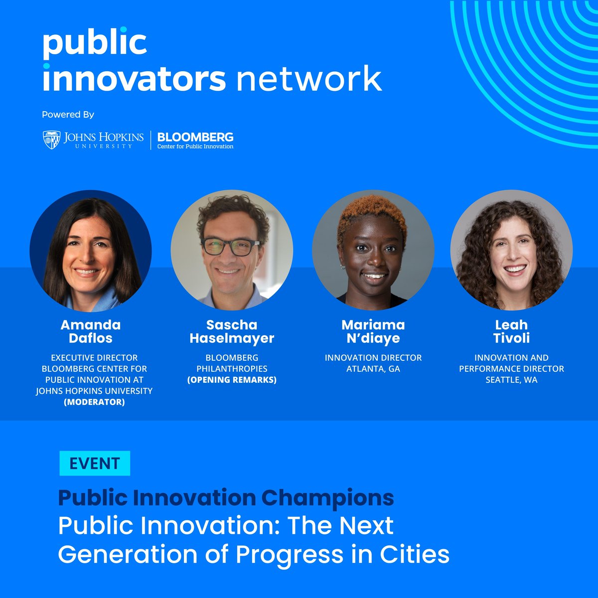 What’s next for #PublicInnovation in cities? #CityLeaders have been driving innovation to improve residents’ lives for years—but how can they scale efforts today?

Apply to join this #PublicInnovatorsNetwork event on 📆 Feb 26 to explore what’s ahead: hubs.ly/Q037Pcrh0.