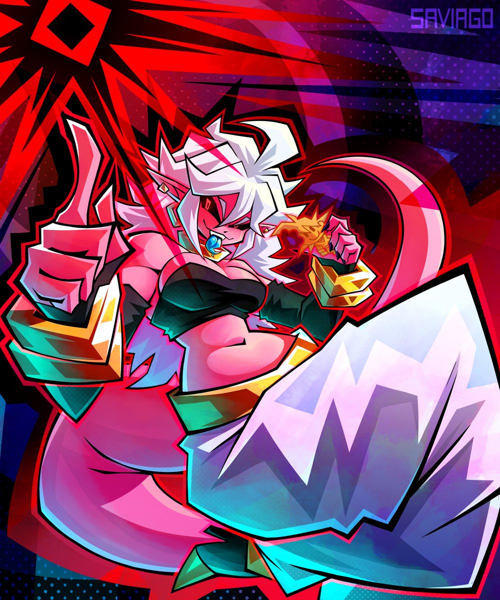 saviago's tweet image. Android 21😝 #DRAGONBALL