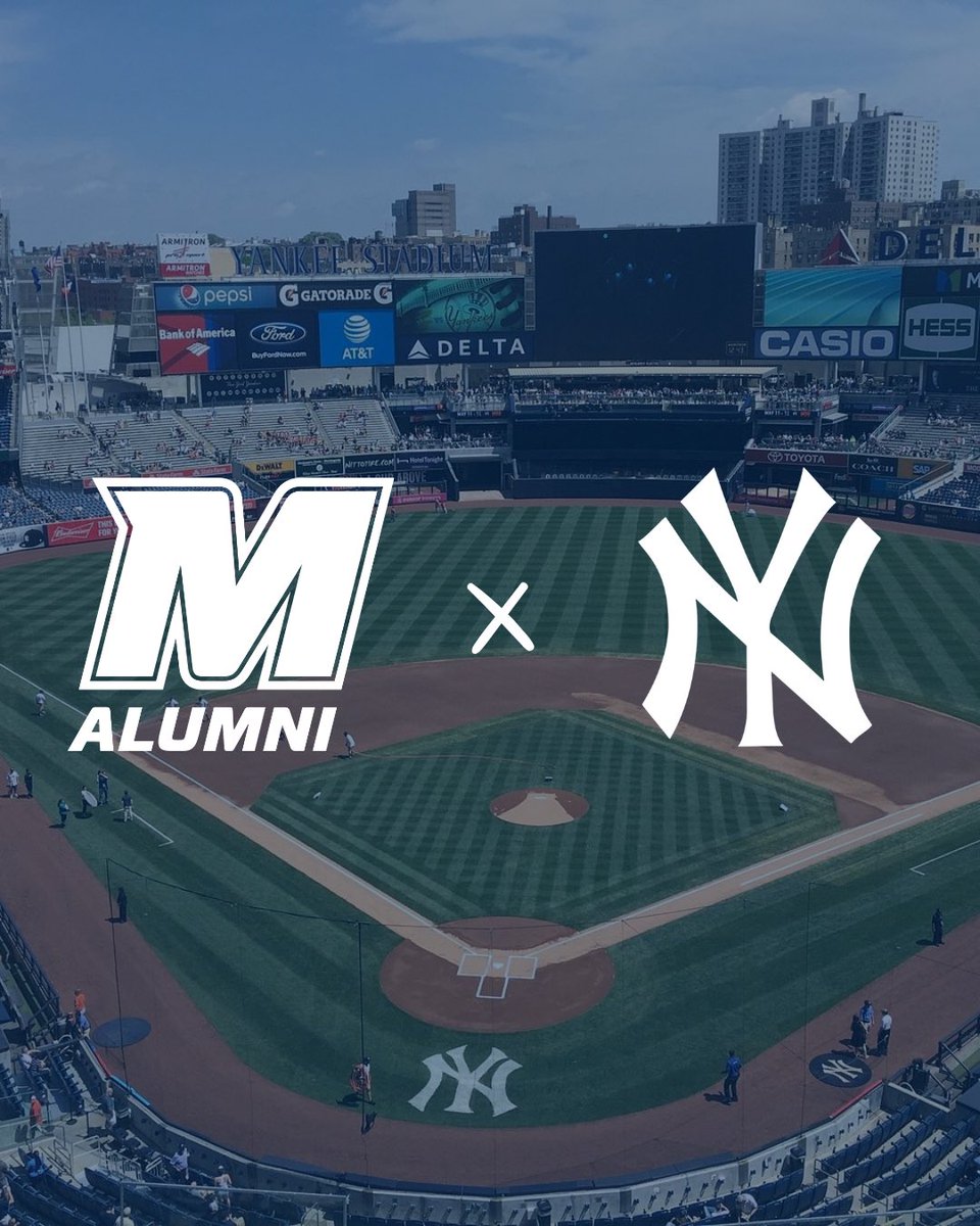 Monmouth Alumni (@monmouthalumni) on Twitter photo Two chances to rep Monmouth at Yankee Stadium! ⚾💙 
📅 Yankees vs. Mets – May 18 (7:10 p.m.) 
monmouth.edu/events/event/a…
📅 Yankees vs. Phillies – July 27 (1:35 p.m.) monmouth.edu/events/event/a… Two chances to rep Monmouth at Yankee Stadium! ⚾💙 
📅 Yankees vs. Mets – May 18 (7:10 p.m.) 
monmouth.edu/events/event/a…
📅 Yankees vs. Phillies – July 27 (1:35 p.m.) monmouth.edu/events/event/a…
