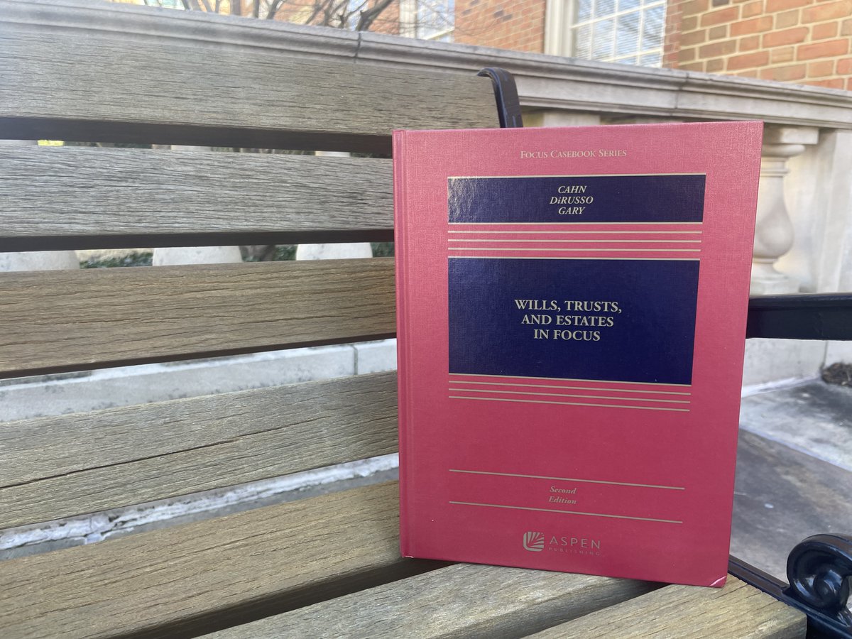 "Wills, Trusts, and Estates in Focus, Second Edition," co-authored by Alyssa DiRusso, the Palmer Professor of Law at Cumberland School of Law, has been released. Read more: samford.edu/law/faculty/Se…