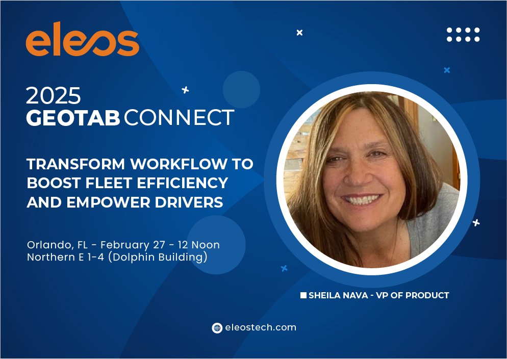 Join our VP of Product at Geotab Connect 2025 to learn how thoughtful communication strategies and purpose-built mobile workflows simplify the driver experience—reducing errors, improving safety, and boosting efficiency. Don’t miss this session! #GeotabConnect #DriverExperience
