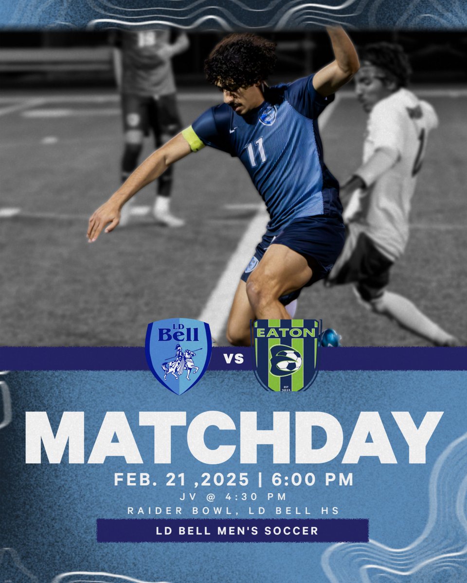 LD Bell Men's Soccer (@ldbell_soccer) on Twitter photo Tonight, your Blue Raiders will take on <a href="/EatonSoccer/">Eaton Eagles Soccer</a> at 6:00 PM. Come out and cheer the boys on! JV plays at 4:30 PM. #UniteAndConquer <a href="/RandyBelcherBHS/">Randy D Belcher</a> Tonight, your Blue Raiders will take on <a href="/EatonSoccer/">Eaton Eagles Soccer</a> at 6:00 PM. Come out and cheer the boys on! JV plays at 4:30 PM. #UniteAndConquer <a href="/RandyBelcherBHS/">Randy D Belcher</a>