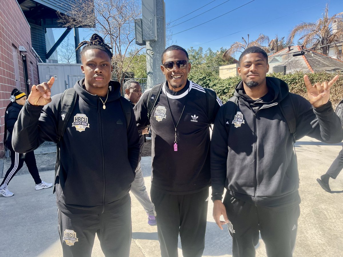 Married 2 the Game (@married2game1) on Twitter photo Golden Bulls in #NOLA. #JCSU beast linebackers <a href="/BenariBlack/">Benari</a> and Jack Smith. Both stars will play under <a href="/coachberry77/">Chennis Berry</a> on Team Gaither in the <a href="/HBCULegacyBowl/">HBCU LEGACY BOWL</a> on 2/22. <a href="/JCSUFootball/">Golden Bulls</a> <a href="/CoachFlowers/">Coach Maurice Flowers</a> <a href="/JCSUSports/">JCSU Athletics</a> Golden Bulls in #NOLA. #JCSU beast linebackers <a href="/BenariBlack/">Benari</a> and Jack Smith. Both stars will play under <a href="/coachberry77/">Chennis Berry</a> on Team Gaither in the <a href="/HBCULegacyBowl/">HBCU LEGACY BOWL</a> on 2/22. <a href="/JCSUFootball/">Golden Bulls</a> <a href="/CoachFlowers/">Coach Maurice Flowers</a> <a href="/JCSUSports/">JCSU Athletics</a>
