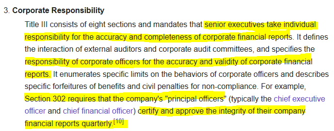 GandalfWizz's tweet photo. #MMTLP $MMTLP 
SEC to McCabe: "Kindly remove all data regarding MMTLP"

Sarbanes–Oxley Act

RESPONSIBILITY for the ACCURACY and COMPLETENESS of corporate financial reports. Yet the SEC wants to remove all traces of MMTLP. 

You can't make this shit up. https://t.co/P1jh28KZLw